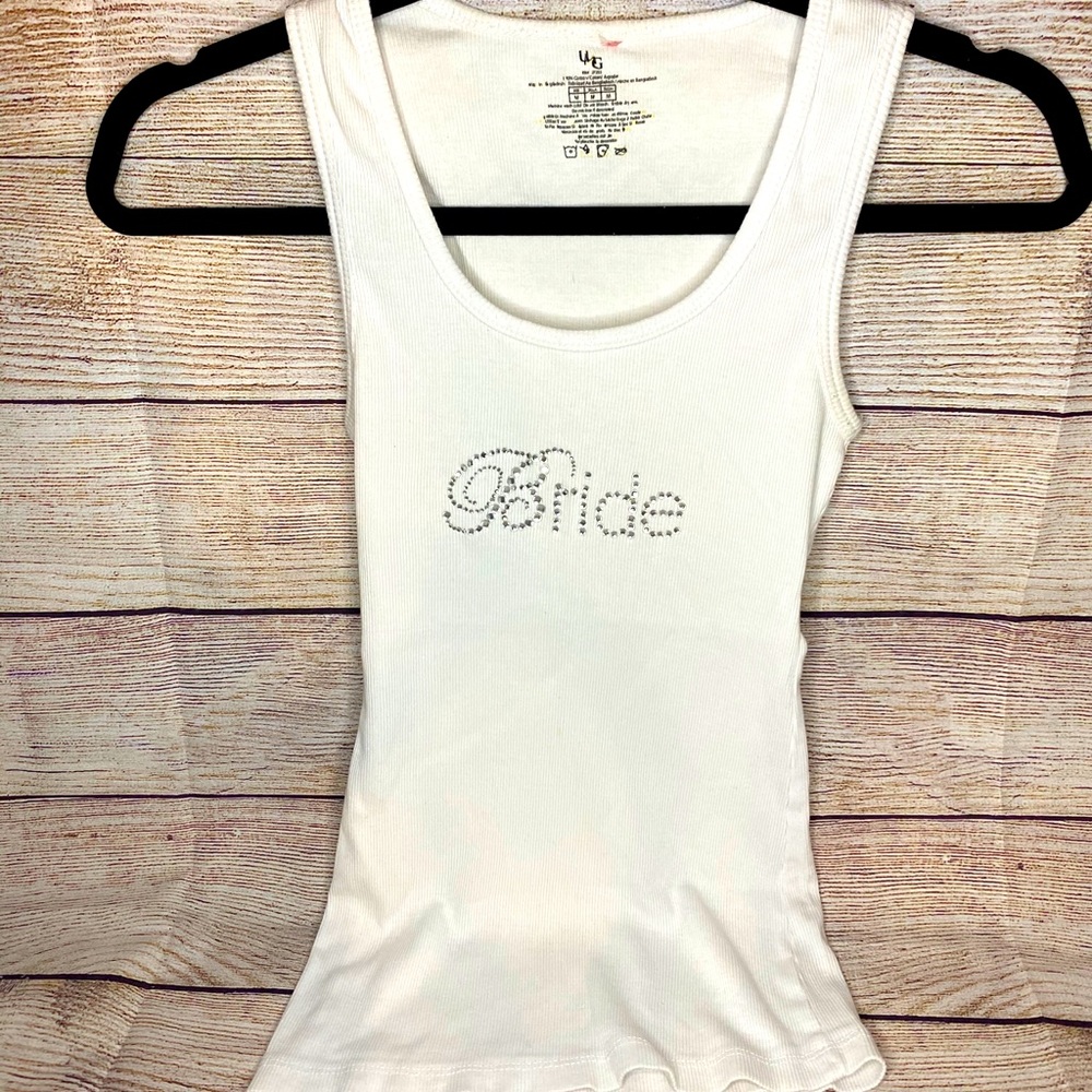 Bride tank top